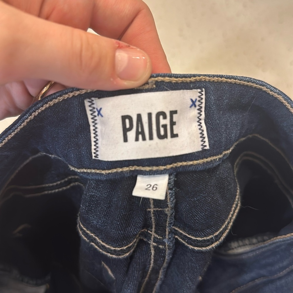 Paige Dark Wash Jeans